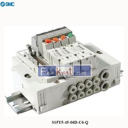 Picture of SS5Y5-45-06D-C6-Q   SMC   series 6 station Manifold