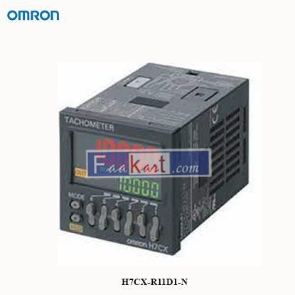 Picture of H7CX-R11D1-N  OMRON   SPDT Tachometer 6 dig. Salt. relay 12-24vdc/24vac 11pin  668598