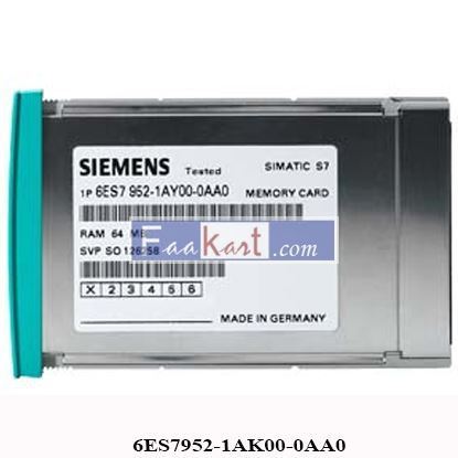 Picture of 6ES7952-1KK00-0AA0  | Siemens SIMATIC S7 Memory Card
