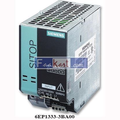 Picture of 6EP1333-3BA00 SIEMENS AC/DC DIN Rail Power Supply