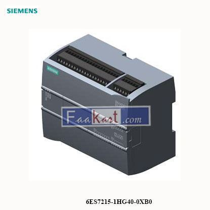 Picture of 6ES7215-1HG40-0XB0  SIEMENS  SIMATIC S7-1200, CPU 1215C, compact CPU, DC/DC/relay, 2 PROFINET ports, onboard I..