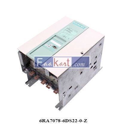 Picture of 6RA7078-6DS22-0-Z Siemens DRIVE SIMOREG DC-MASTER