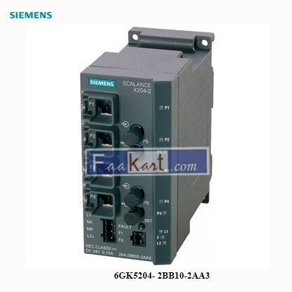 Picture of 6GK5204-2BB10-2AA3   Siemens  Industrial Ethernet switch 10 / 100 MBit/s