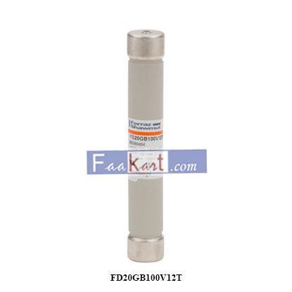 Picture of FD20GB100V12T   FERRAZ  CYLINDRICAL FUSE, 1000 V DC, 12 A, 100 KA, 20.6 X 127 MM