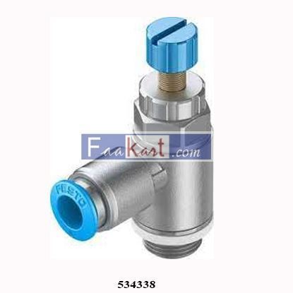 Picture of 534338 FESTO GRLA-1/4-QS-6-RS-D One-way flow control valve