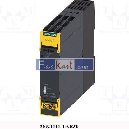 Picture of 3SK1111-1AB30  SIEMENS |3SK11111AB30| Module: safety relay; 3SK1; 24VAC; 24VDC; DIN; -25÷60°C; IP20
