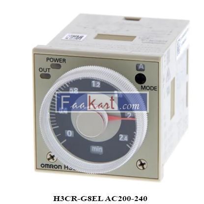 Picture of H3CR-G8EL AC200-240 Omron Timers Star Delta Timer