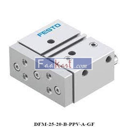 Picture of DFM-25-20-B-PPV-A-GF | DFM 25-20-B-PPV-A-GF | Festo  532317  Pneumatic Guide Cylinder