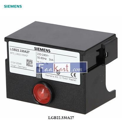 Picture of LGB22.330A27  Siemens  Burner Controller, Voltage: 220-240 V