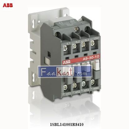 Picture of 1SBL141001R8410  ABB   A9-30-10 110V 50Hz / 110-120V 60Hz Contactor