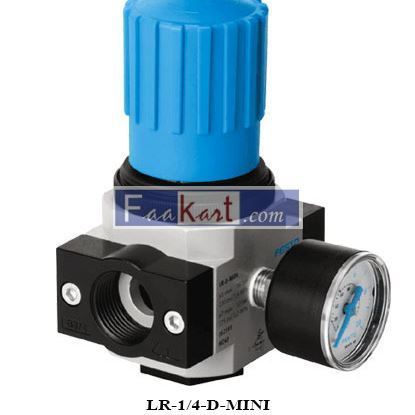 Picture of LR-1/4-D-MINI  FESTO AIR PRESSURE REGULATOR   159625    TC1007000159625