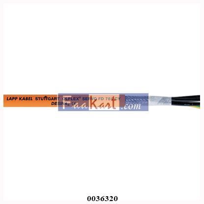 Picture of ÖLFLEX SERVO FD 781 CY 4G1 Single core ,5 LAPP GROUP  0036320