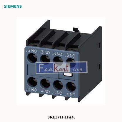 Picture of 3RH2911-1FA40  SIEMENS  Auxiliary switch on the front
