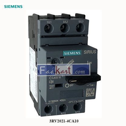 Picture of 3RV2021-4CA10  Siemens  22 A Sirius Innovation Motor Protection Circuit Breaker