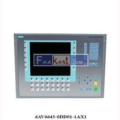 Picture of 6AV6643-0DD01-1AX1 Siemens  SIMATIC MP277 Panel 10-in/Key/Color/Retentive Memory