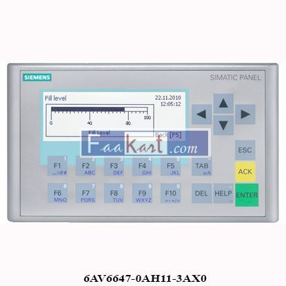 Picture of 6AV6647-0AH11-3AX0 Siemens HMI Panel