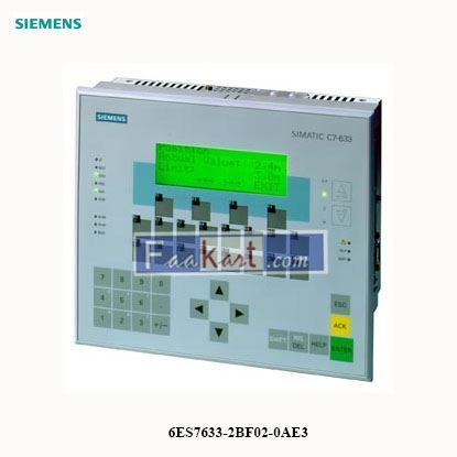 Picture of 6ES7633-2BF02-0AE3  SIEMENS  Simatic C7-633 DP Operator Interface