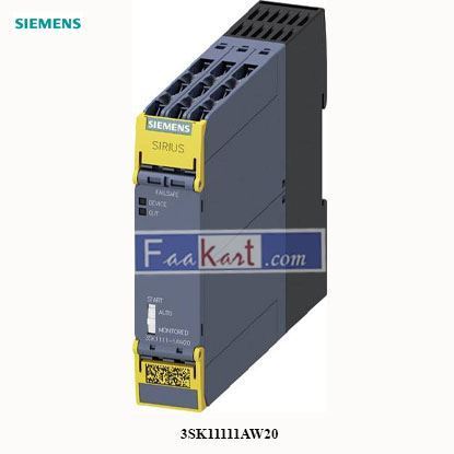 Picture of 3SK11111AW20  Siemens  Circuit protection 110 V AC, 240 V AC, 110 V DC, 230 V DC    3SK1111-1AW20