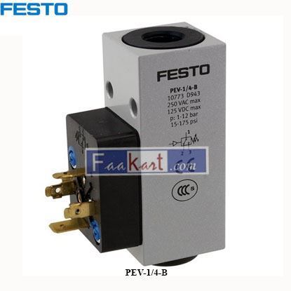 Picture of 161760  FESTO   Pneumatic Pressure Switch  PEV-1/4-B