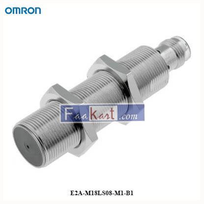 Picture of E2A-M18LS08-M1-B1  OMRON INDUCTIVE PROXIMITY SENSOR