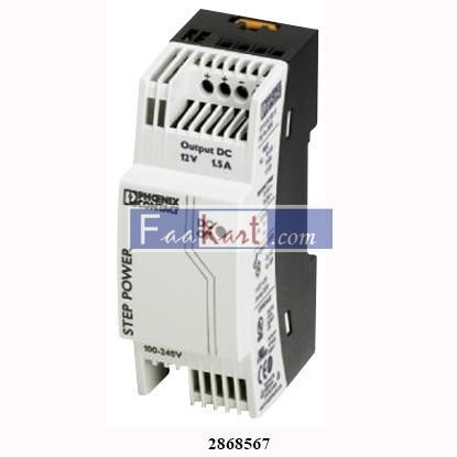 Picture of 2868567  PHOENIX CONTACT  STEP-PS/1AC/12DC/1.5  AC/DC DIN Rail Power Supply