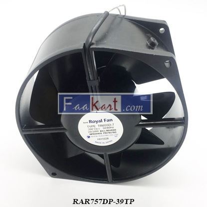Picture of RAR757DP-39TP Black ROYAL FAN  Spindle Fan, 230 V 50/60 Hz