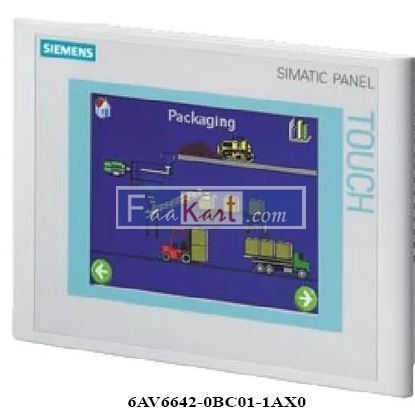 Picture of 6AV6642-0BC01-1AX0 SIEMENS SIMATIC TOUCH PANEL TP177B DP BLUE MODE STN-DISPLAY