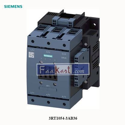 Picture of 3RT1054-3AB36  Siemens  Electrical contactor 3 makers 1000 V AC 1 pc(s)