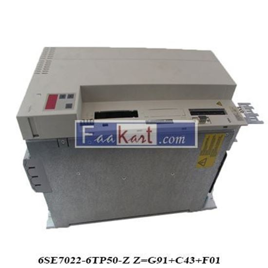 Picture of 6SE7022-6TP50-Z Z=G91+C43+F01  motor inverter