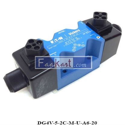 Picture of DG4V-5-2C-M-U-A6-20  Vickers  Double Solenoid Directional Valve 110vac Coil 24v