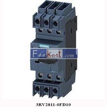 Picture of 3RV2811-0FD10  Circuit breaker size S00 for transformer protection with approval circuit breaker UL 4..