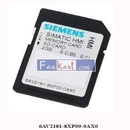 Picture of 6AV2181-8XP00-0AX0 Siemens Simatic memory card-2GB FOR TP700 Comfor
