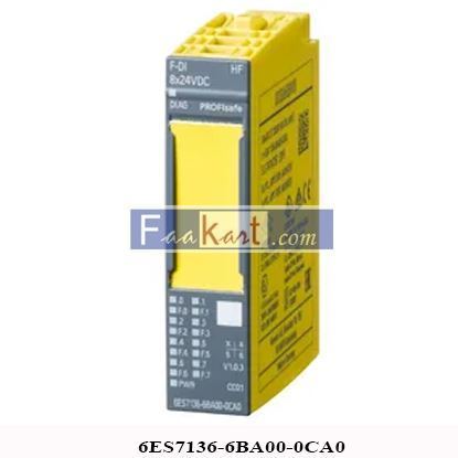 Picture of 6ES7136-6BA00-0CA0 Siemens 0.3A Simatic Et200sp Electronic Module, For Machine         6ES71366BA000CA0