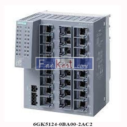 Picture of 6GK5124-0BA00-2AC2  Siemens  Data Acquisition, 24 Channel(s)