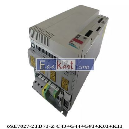 Picture of 6SE7027-2TD71-Z C43+G44+G91+K01+K11  original  frequency inverter