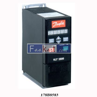 Picture of 178B8583 Danfoss VLT 2800 Series 4kW, 3-Phase, 380-480VAC Inverter Drive