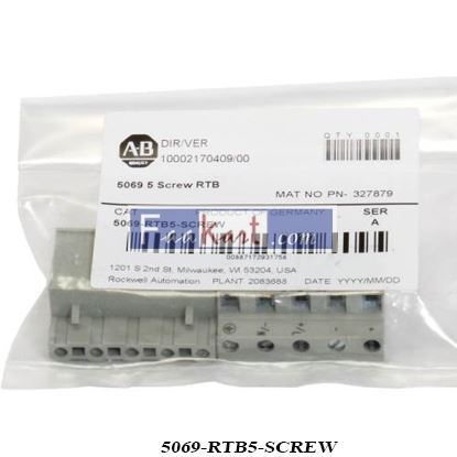 Picture of 5069-RTB5-SCREW  Allen Bradley   Compact I/O 5 pin Screw type terminal block kit