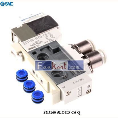 Picture of SY3160-5LOUD-C6-Q   SMC   5/2  Pneumatic Solenoid Valve