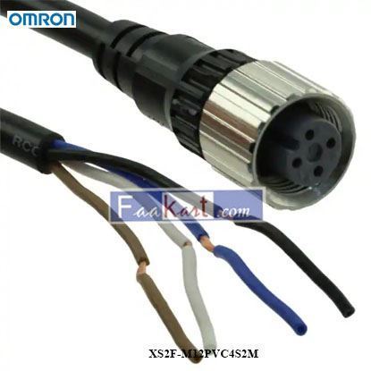 Picture of XS2F-M12PVC4S2M   OMRON   Sensor Cables / Actuator Cables