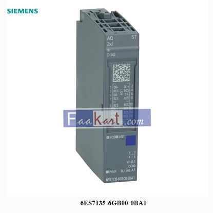 Picture of 6ES7135-6GB00-0BA1    Siemens   SIMATIC ET 200SP AQ 2xI ST