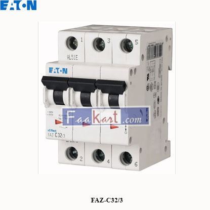 Picture of FAZ-C32/3  EATON   Miniature circuit breakers