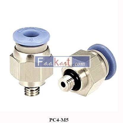 Picture of PC4-M5  4MM Tube Pneumatic Connector Coupler