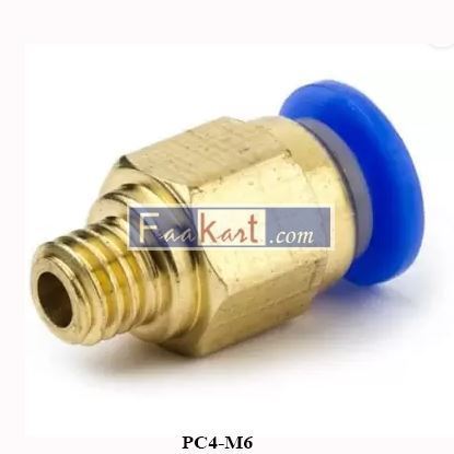 Picture of PC4-M6 Pneumatic Connector