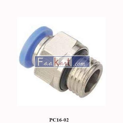 Picture of PC16-02 Male Thread Straight Pneumatic Quick Fitting Connector