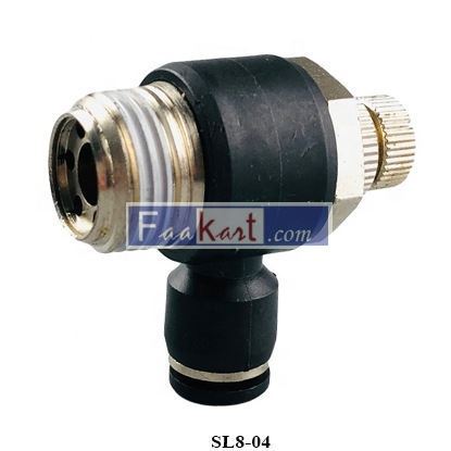 Picture of SL8-04 pneumatic fitting connector 8mm plastic pneumatic fittings