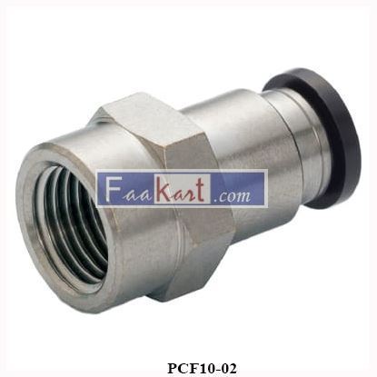 Picture of PCF10-02 Female Straight Push to Connect Tube Fittings