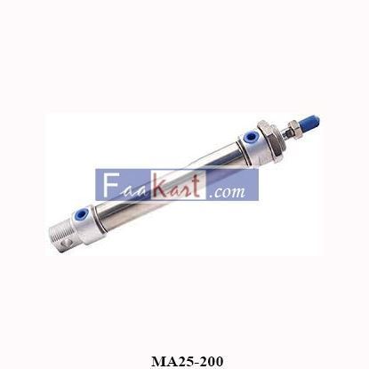 Picture of MA25-200 Pneumatic  Stainless steel mini cylinder MA series
