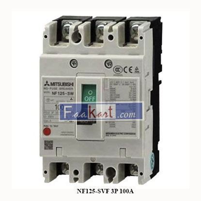 Picture of NF125-SVF 3P 100A   Mitsubishi  No-Fuse Breaker Fstyle NF-S Series