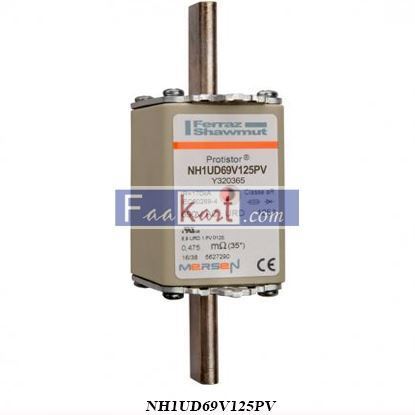 Picture of Y320365 | NH1UD69V125PV |  FERRAZ | 690V, 125A, NH1, Ceramic Very Fast Fuse