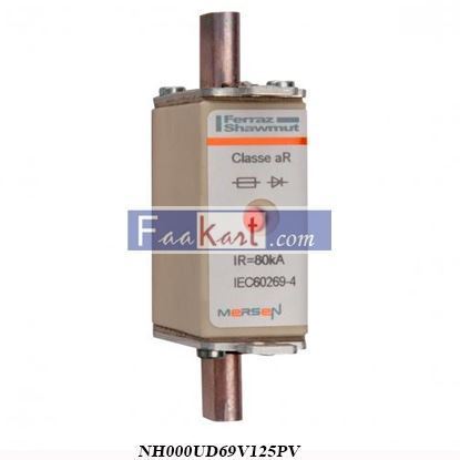 Picture of X320065 - NH000UD69V125PV Ferraz  C 6,9 URD 000 PV 125 fuse link